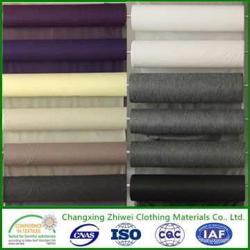 Alibaba chine textile pas cher tissu de polyester tissé entoilage